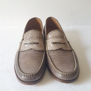 Donald Pliner Natale Croco Leather Loafer
